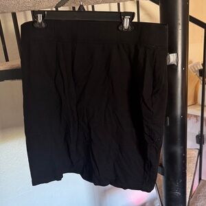 XL Knee Length Black Women's Skirt